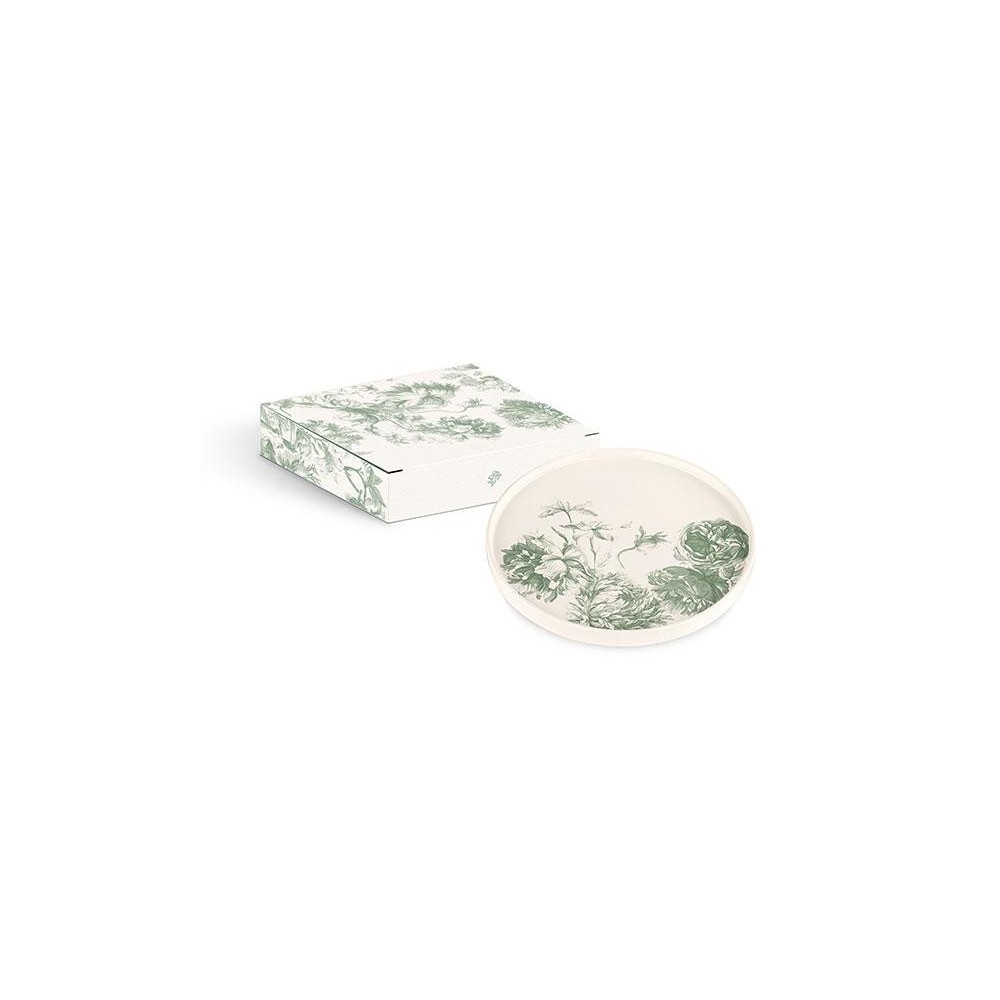 PIATTO TOILE D24 VERDE CON BOX